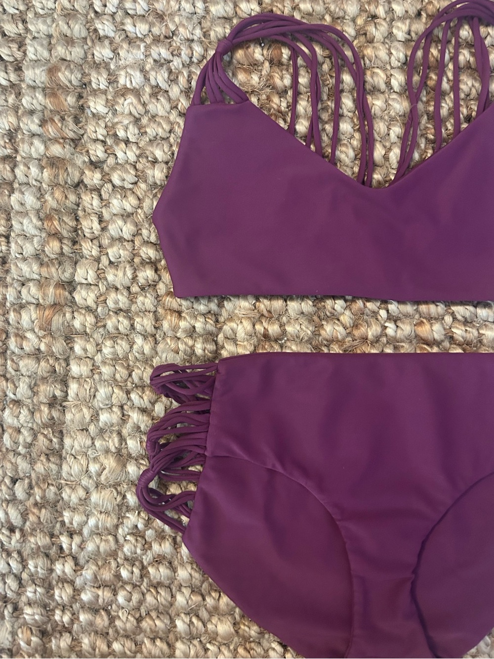 Mikoh Swimwear Purple Bikini Set - Picture 2 of 5